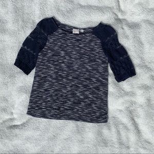 Anthropologie Post mark XS top